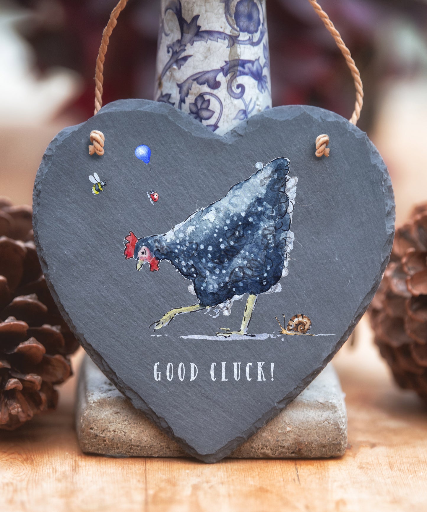 Good Cluck Chicken Slate Heart