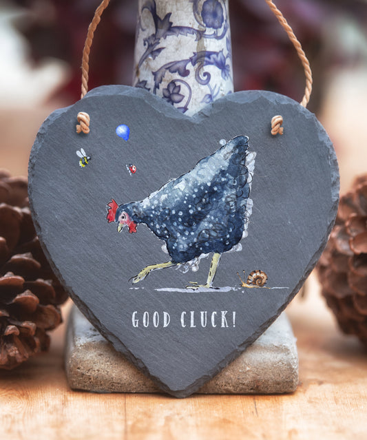 Good Cluck Chicken Slate Heart