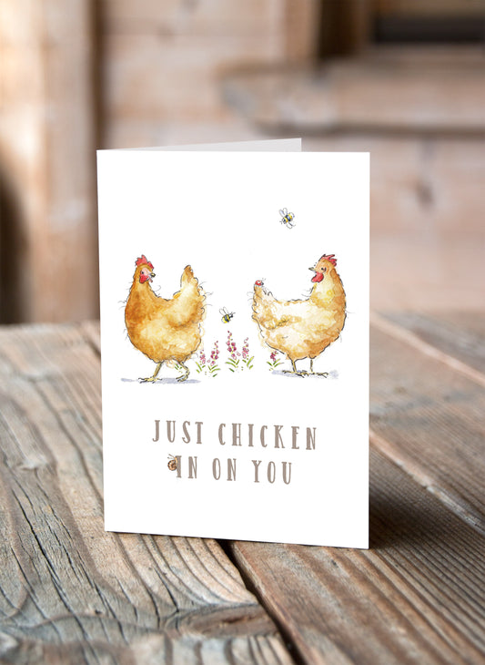 Just Chicken In Chicken Card - Pack of 6