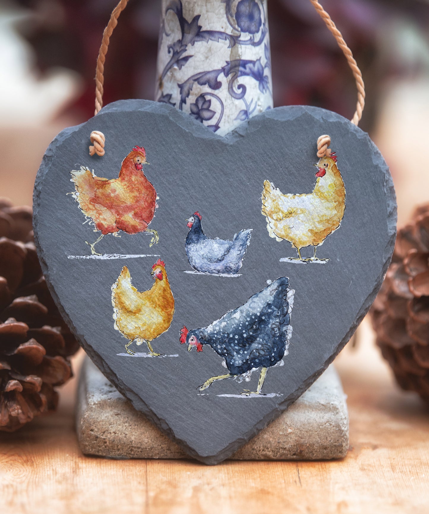 Montage Chicken Slate Heart