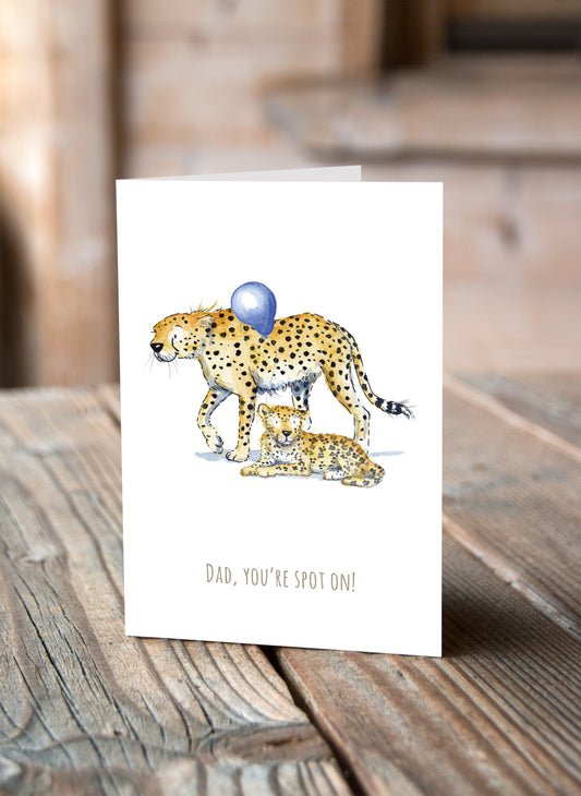 You're Spot On - Father's Day Card - Wildlife Collection - Pack of 6