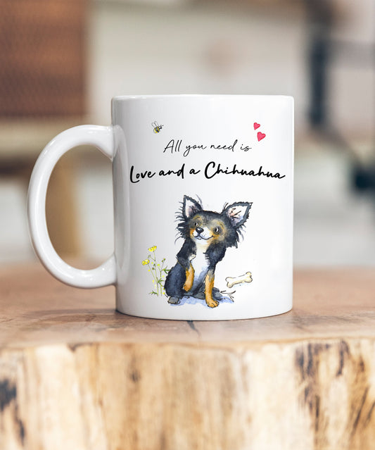 Love and a Chihuahua Ceramic Mug