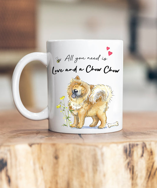 Love and a Chow Chow Ceramic Mug