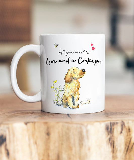 Love and a Cockapoo Ceramic Mug