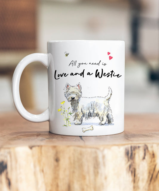 Love and a Westie Ceramic Mug