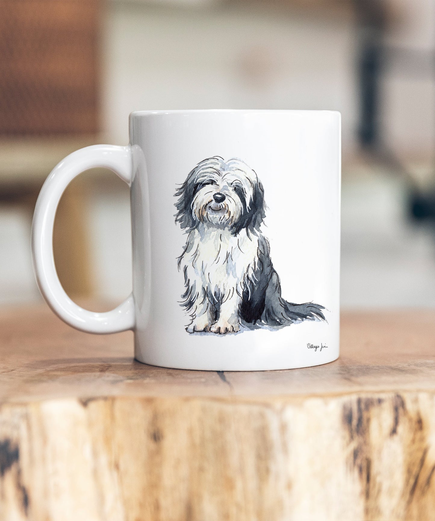 Bearded Collie Ceramic Mug