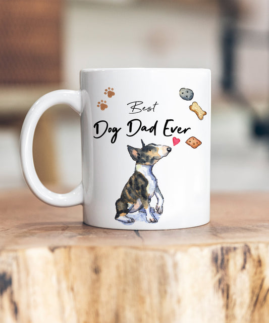 Best Dog Dad Bull Terrier Ceramic Mug