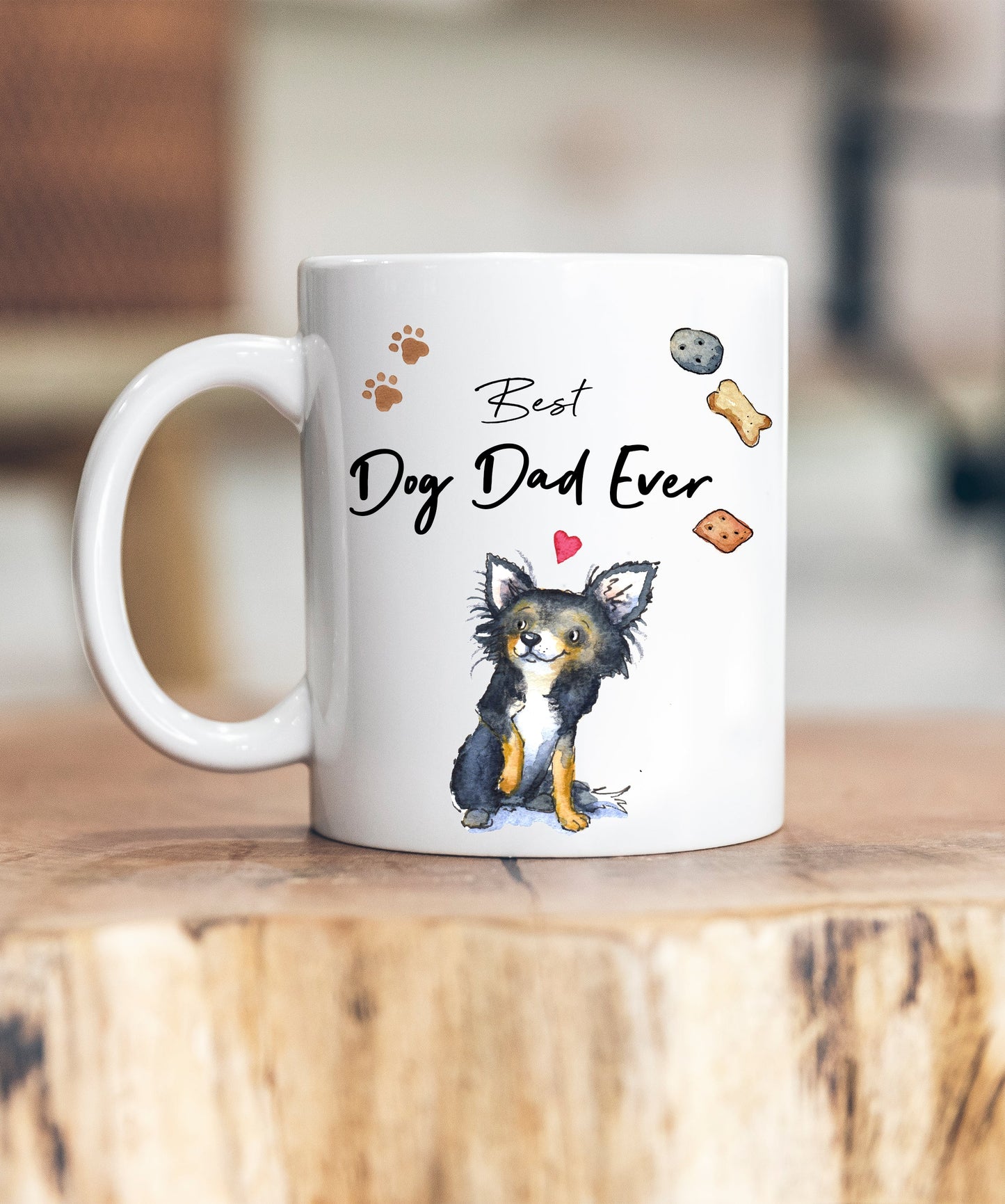 Best Dog Dad Chihuahua Ceramic Mug