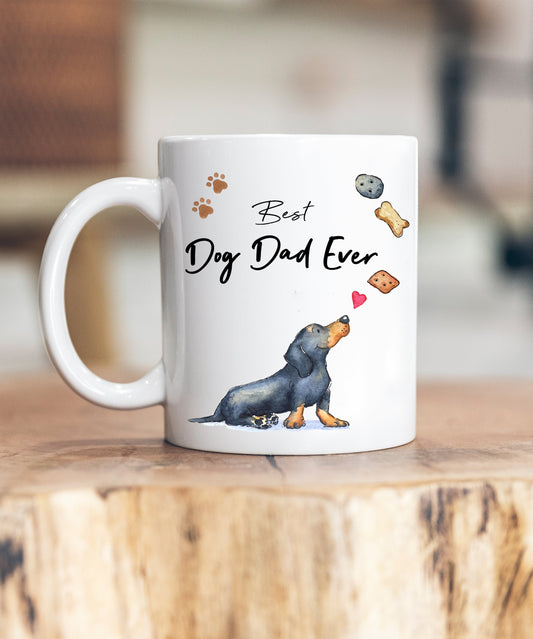 Best Dog Dad Dachshund Ceramic Mug