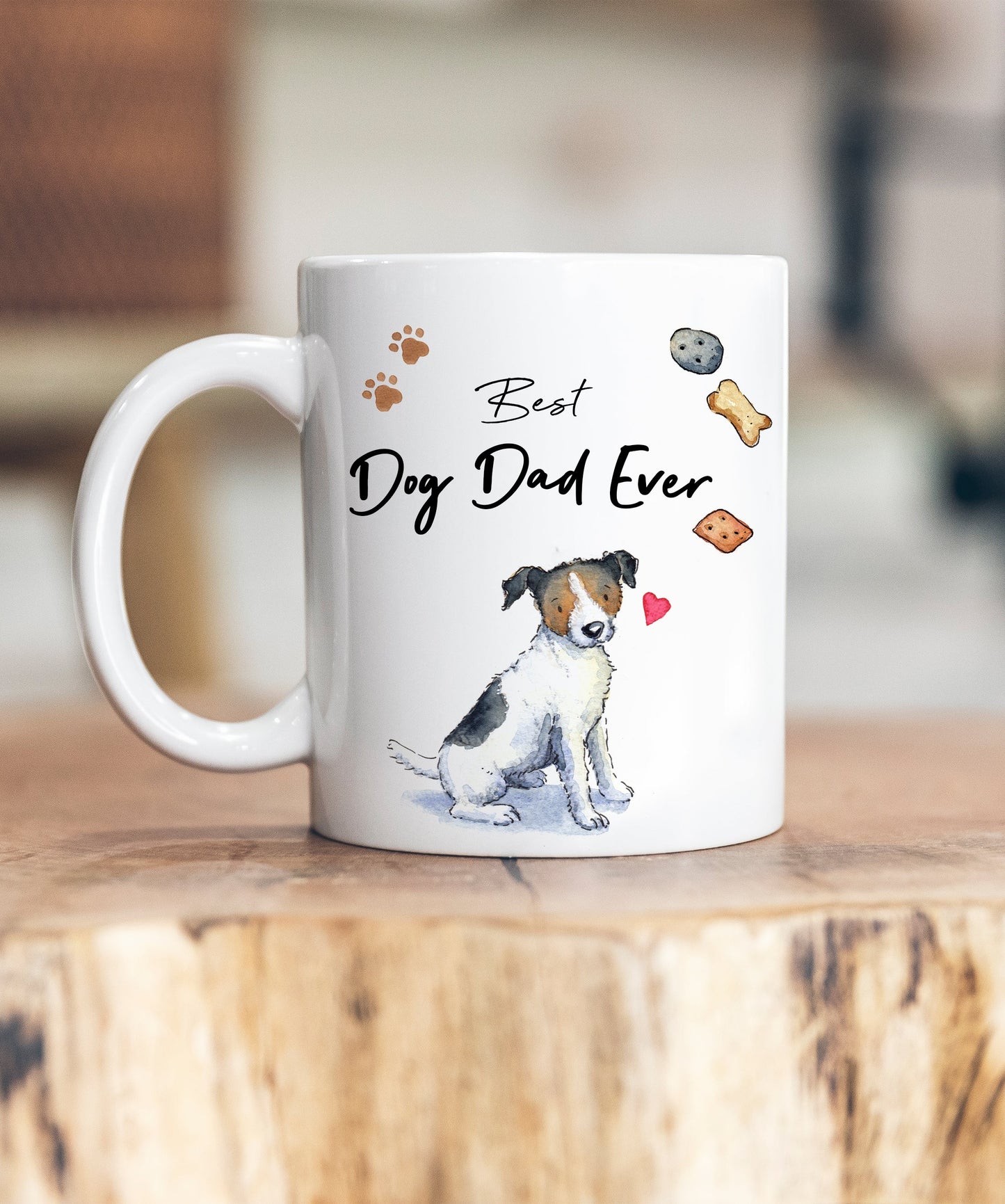 Best Dog Dad Jack Russell Ceramic Mug