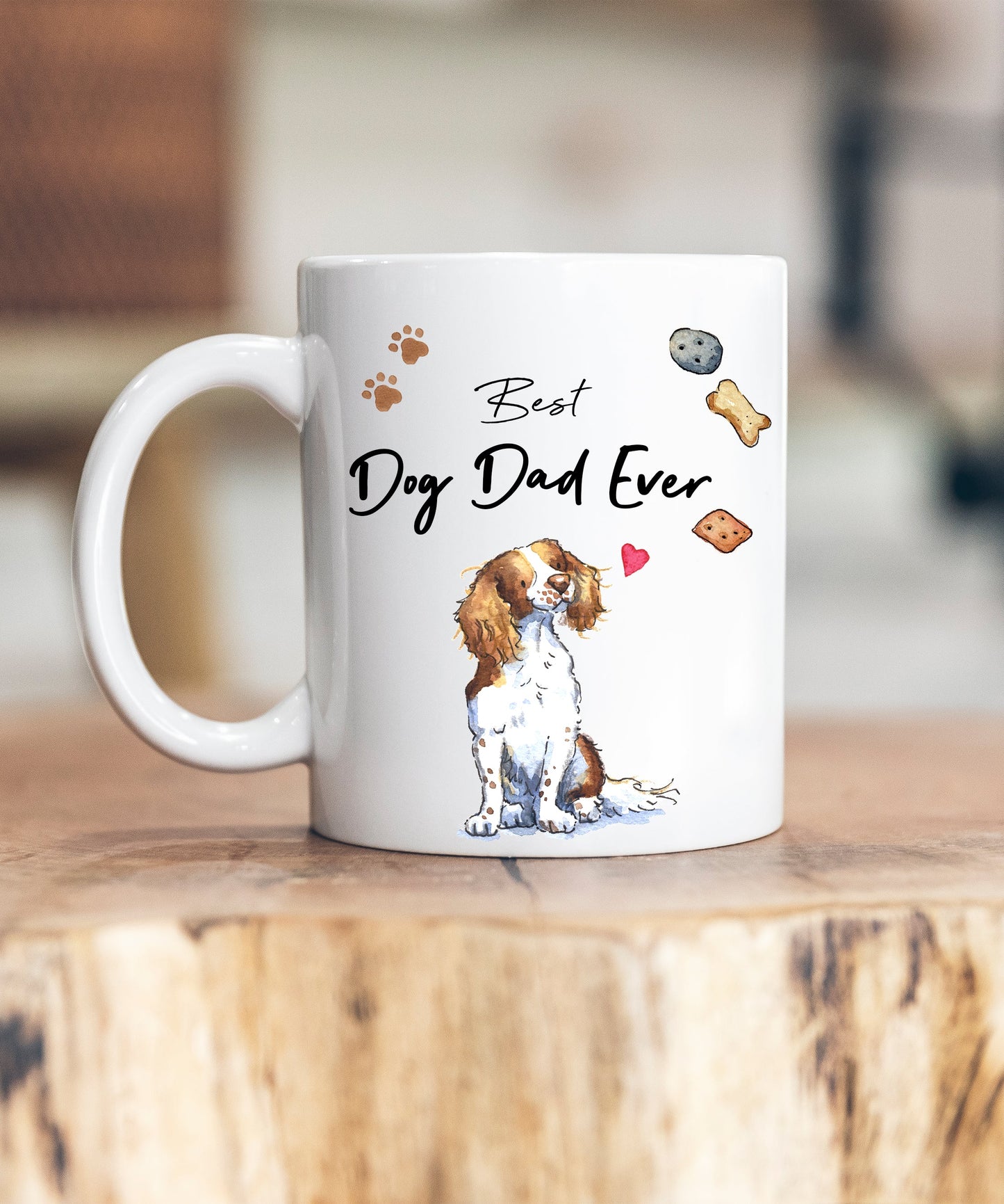 Best Dog Dad Springer Ceramic Mug