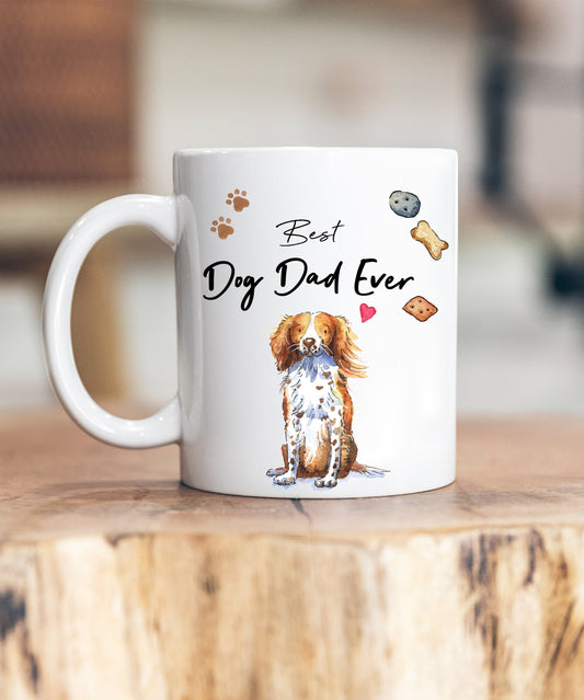 Best Dog Dad Sprocker Ceramic Mug