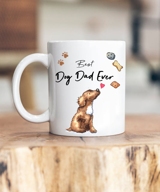 Best Dog Dad Cocker Spaniel (Working) Ceramic Mug