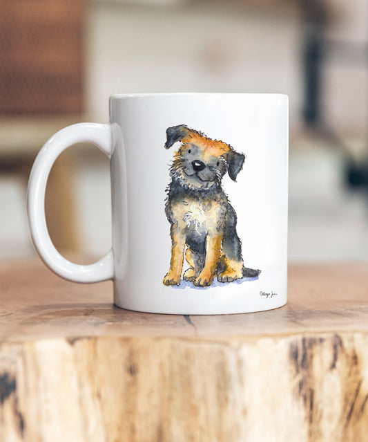 Border Terrier Ceramic Mug
