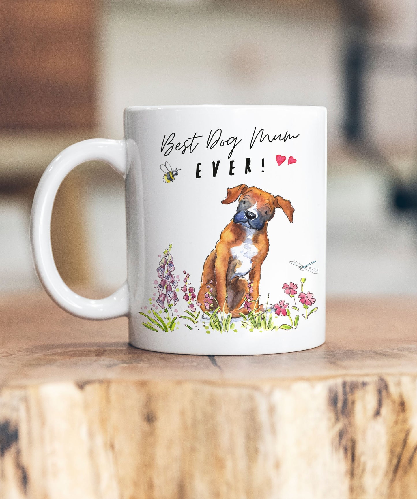 Best Dog Mum Boxer Ceramic Mug