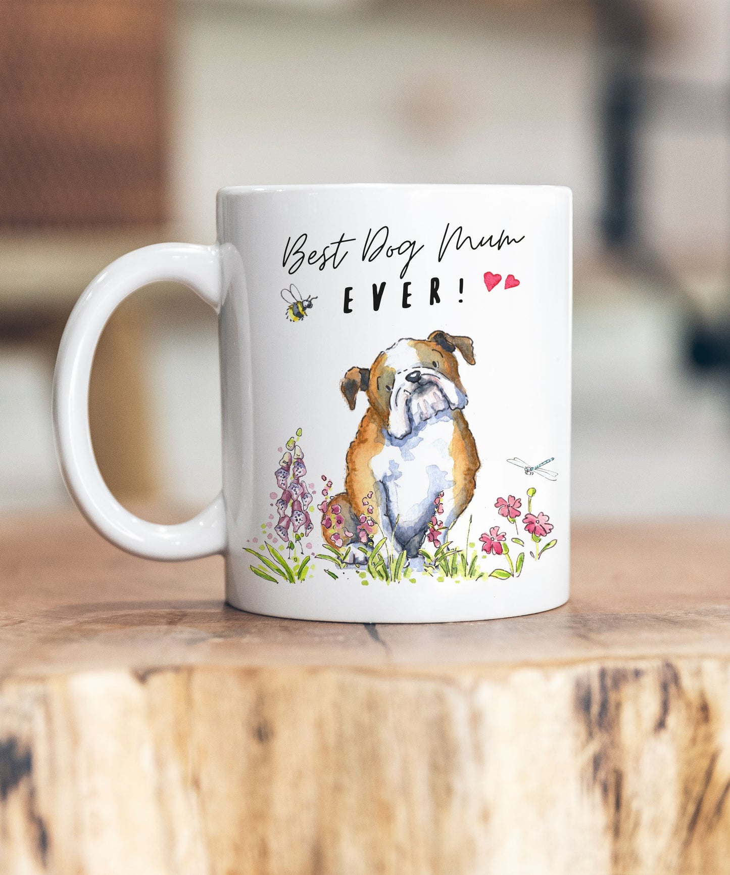 Best Dog Mum Bulldog Ceramic Mug