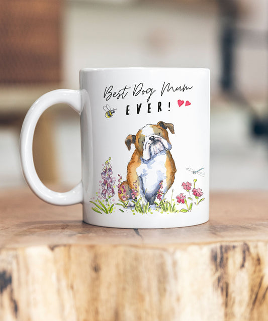 Best Dog Mum Bulldog Ceramic Mug