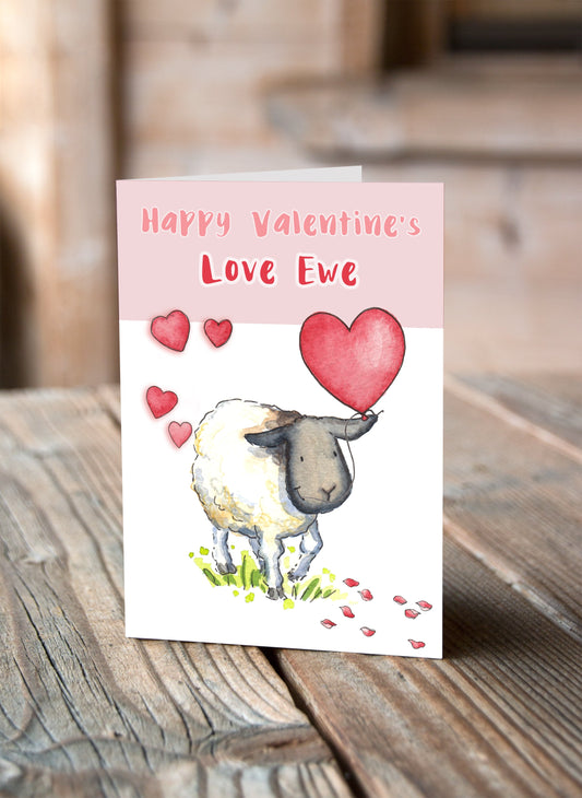 Love Ewe Valentine's Card