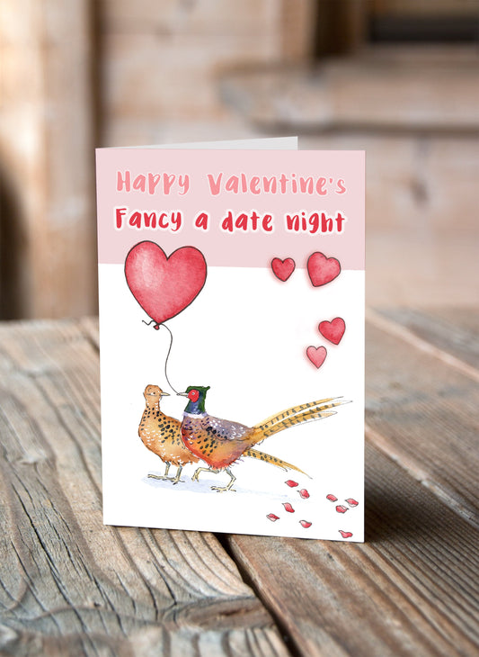 Fancy a Date Night Valentine's Card