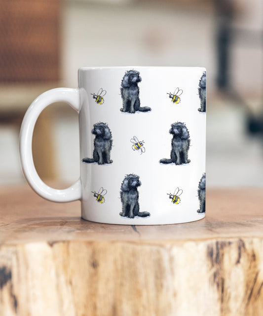 Cockapoo Black and Bee Ceramic Mug