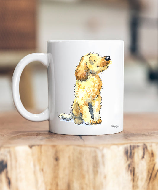 Cockapoo Blonde Ceramic Mug