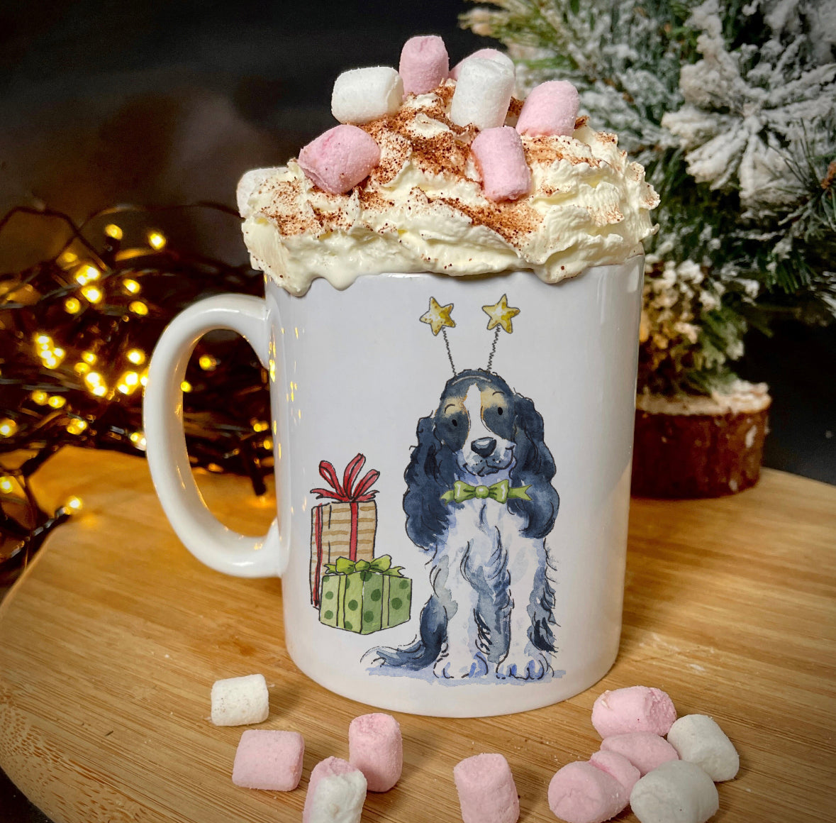 Cocker Christmas Ceramic Mug