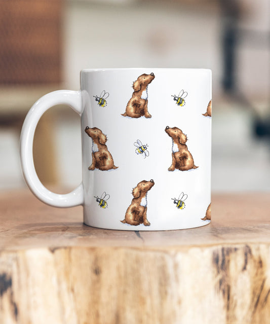 Cocker (Working) and Bee Ceramic Mug