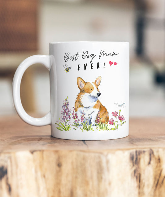 Best Dog Mum Corgi Ceramic Mug