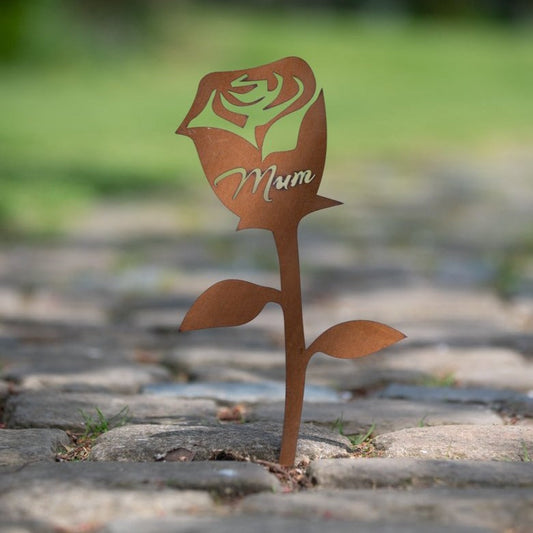 Mum Rose - Rustic Garden Sculpture