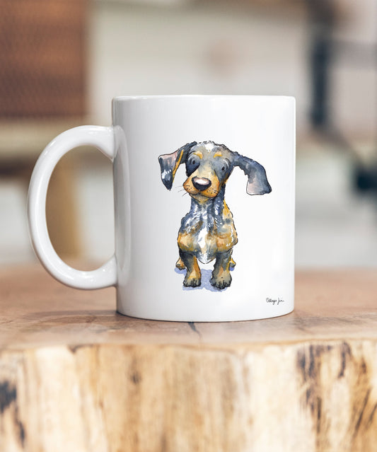 Dachshund Dapple Ceramic Mug