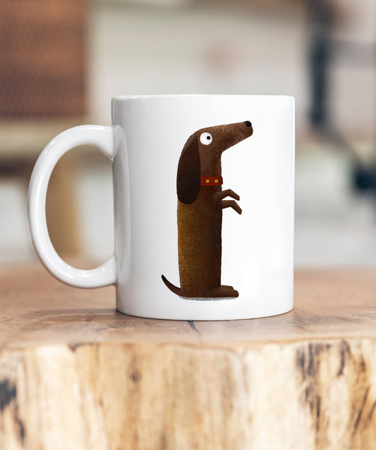 Dachshund Art Ceramic Mug