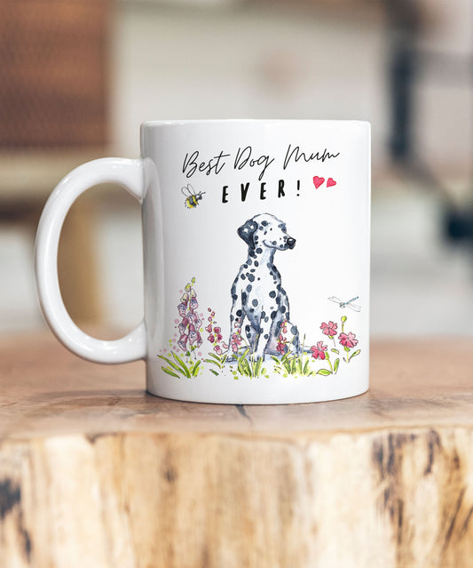 Best Dog Mum Dalmatian Ceramic Mug