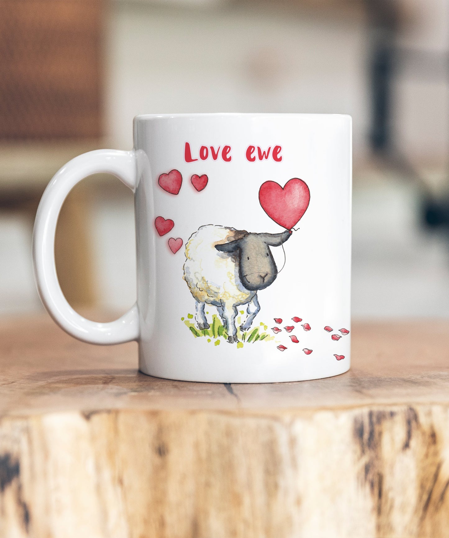 Love Ewe Valentine's Ceramic Mug