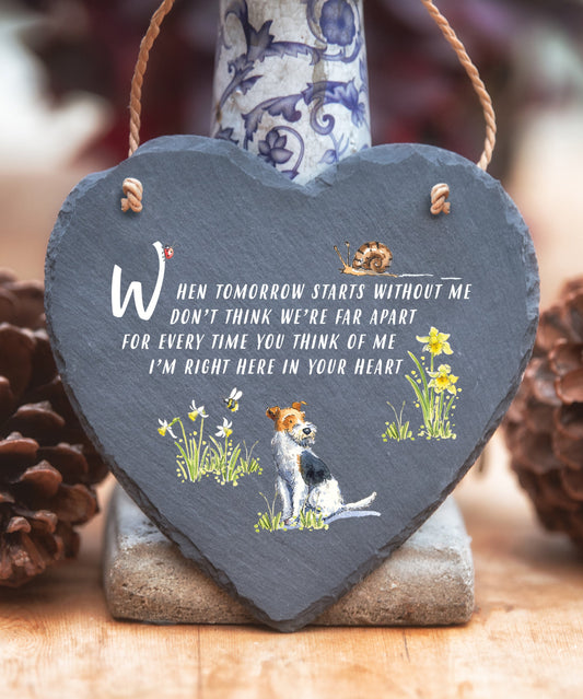 Fox Terrier - When Tomorrow Starts - Slate Heart