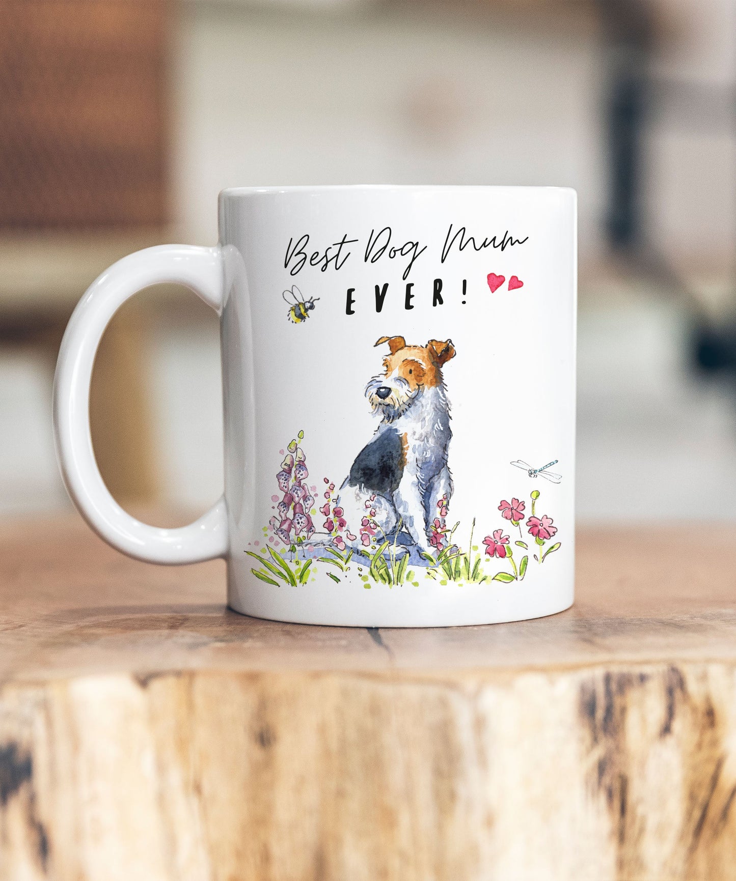 Best Dog Mum Fox Terrier Ceramic Mug