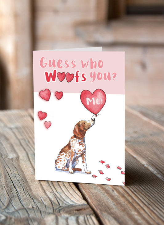 German Shorthaired Pointer Valentine's Card