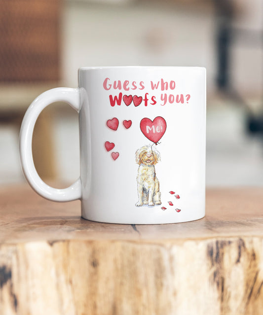 Goldendoodle Guess Who Woofs You Ceramic Mug