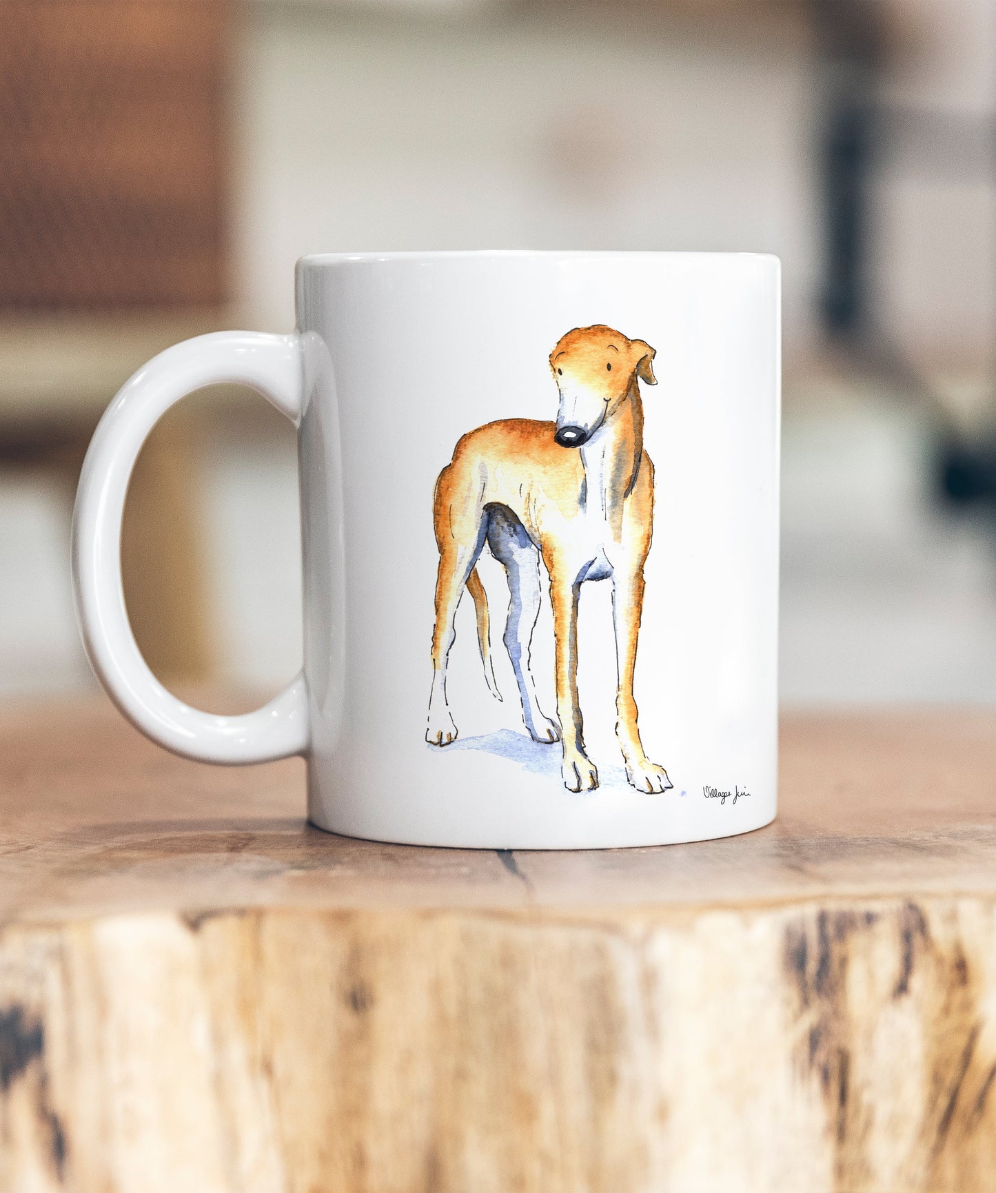 Greyhound Blonde Ceramic Mug