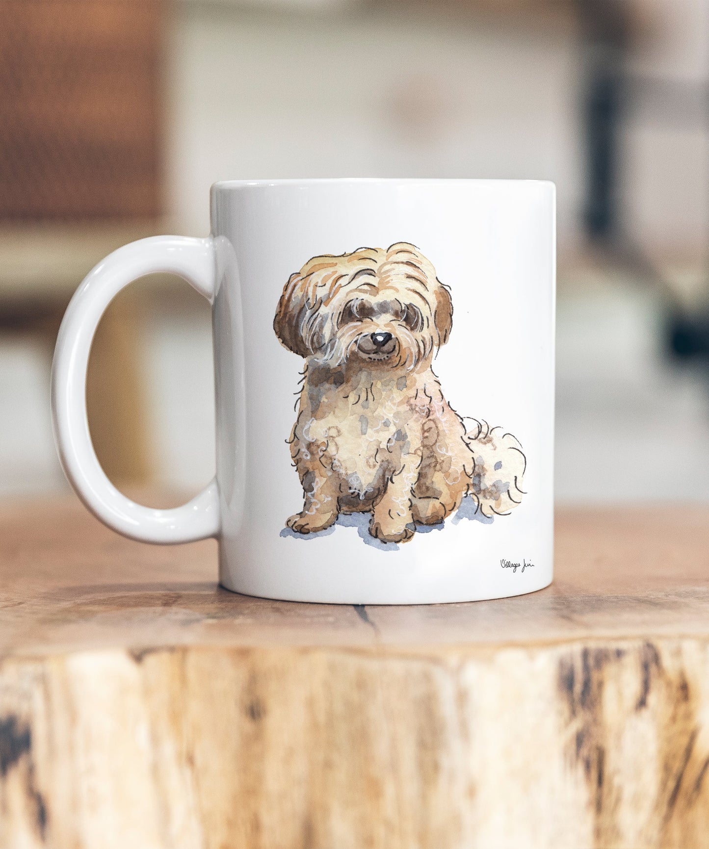 Havanese Fawn Cream Ceramic Mug