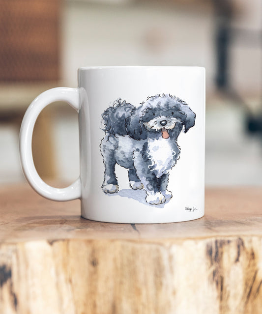 Havanese Fawn Grey & White Ceramic Mug