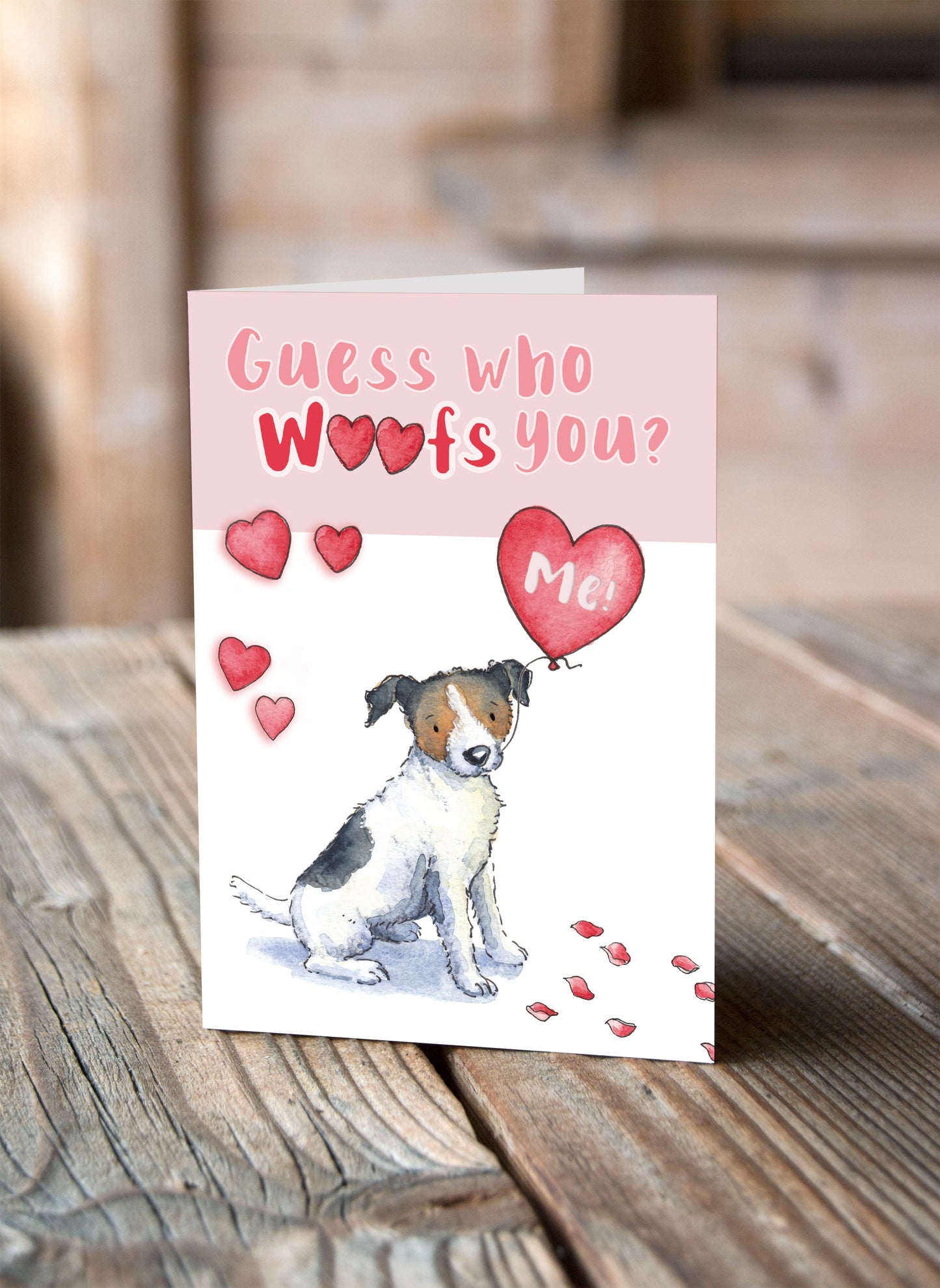 Jack Russell Valentine's Card