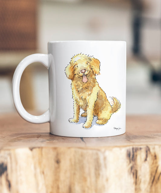 Labradoodle Blonde Ceramic Mug