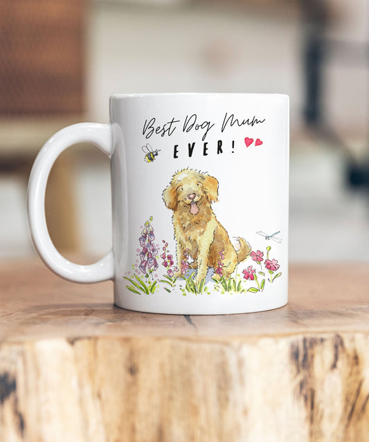 Best Dog Mum Labradoodle Golden Ceramic Mug