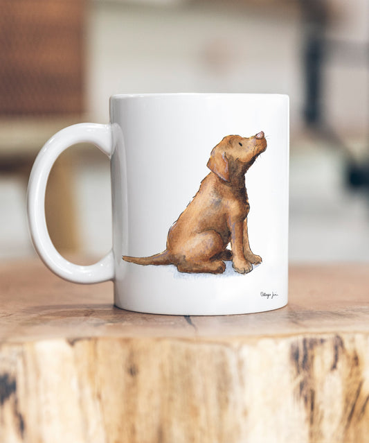 Labrador Chocolate Ceramic Mug