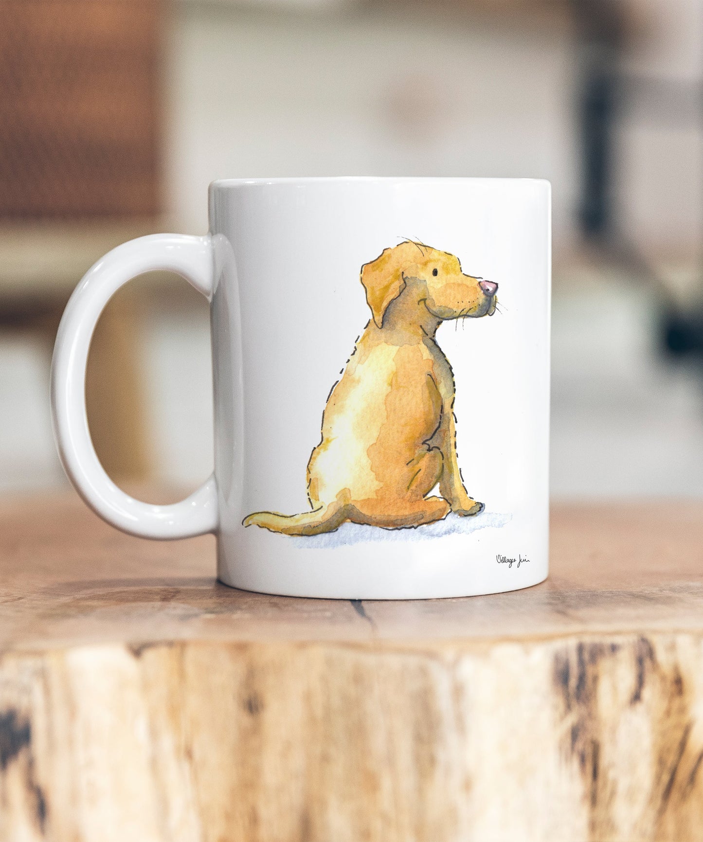 Labrador Yellow Ceramic Mug