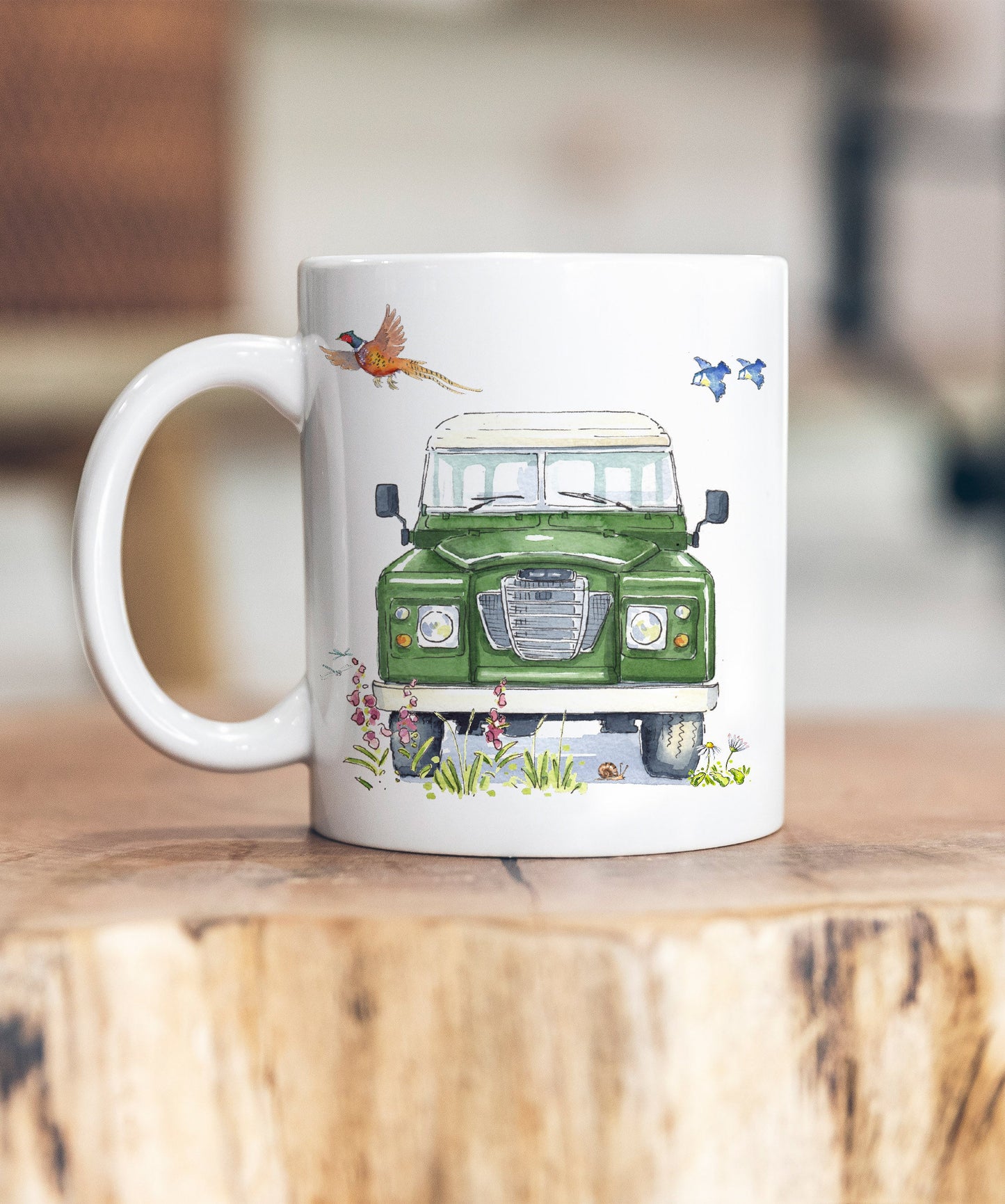 Landy Dark Green Ceramic Mug