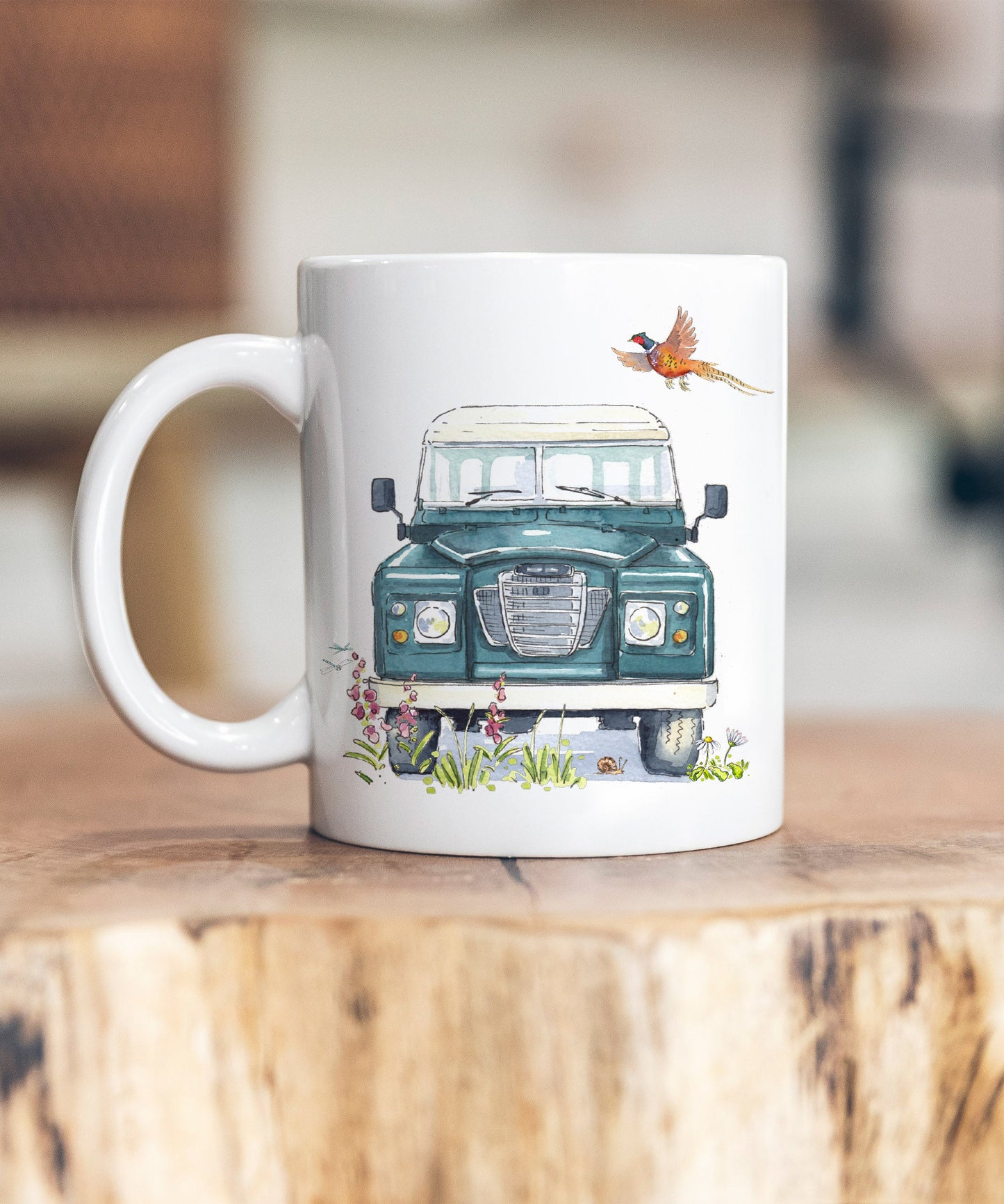 Landy Marine Blue Ceramic Mug