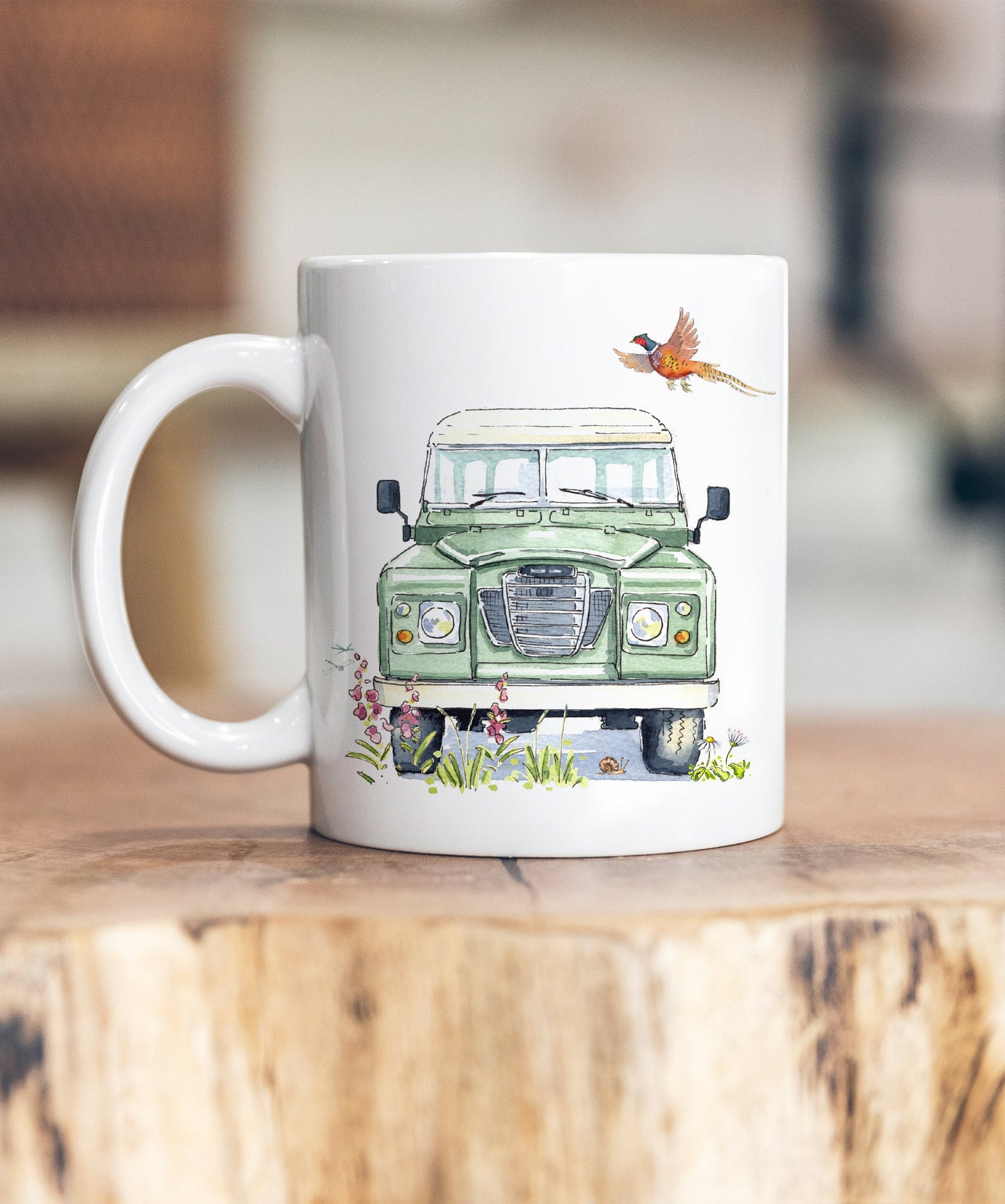 Landy Pale Green Ceramic Mug