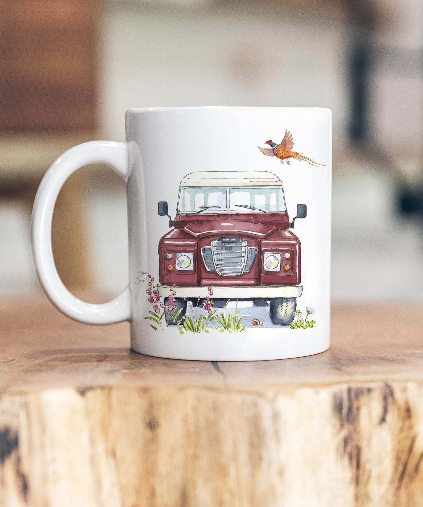 Landy Red Ceramic Mug