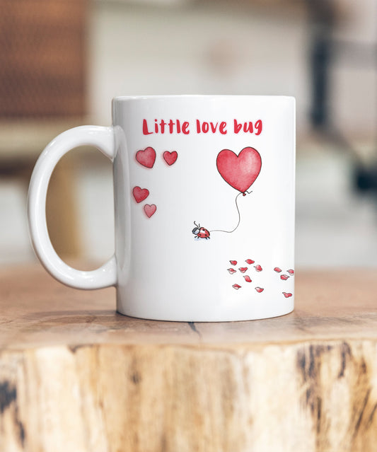 Love Bug Valentine's Ceramic Mug